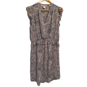 Scotch & Soda women’s size 2 tan and black dress very good pre-owned condition